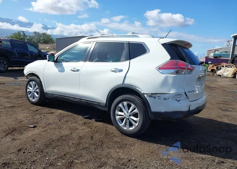 2016 Nissan Rogue Sv z USA, uszkodzony, nr VIN 5N1AT2MV9GC833376